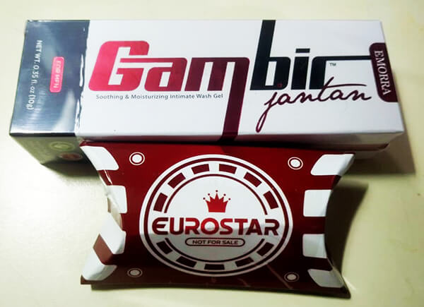 Gel Gambir Jantan dengan Eurostar Candy